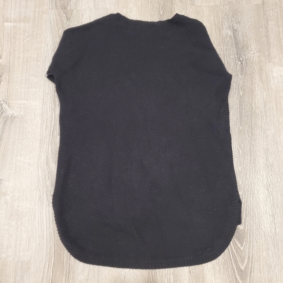 NEW Madewell Chronicle Textured Black Sweater High Low - Picture 4 of 6